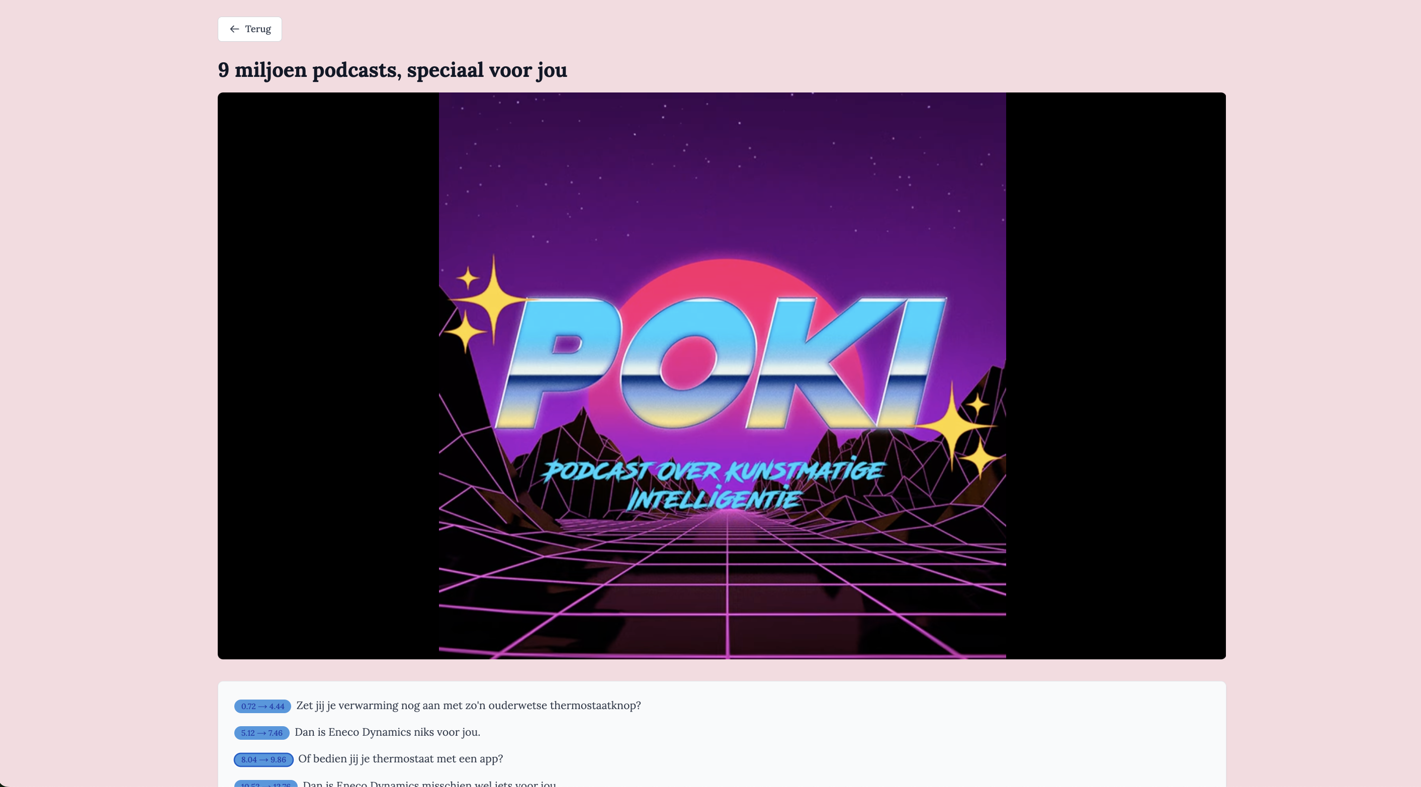 AI Report (POKI) Transcripts